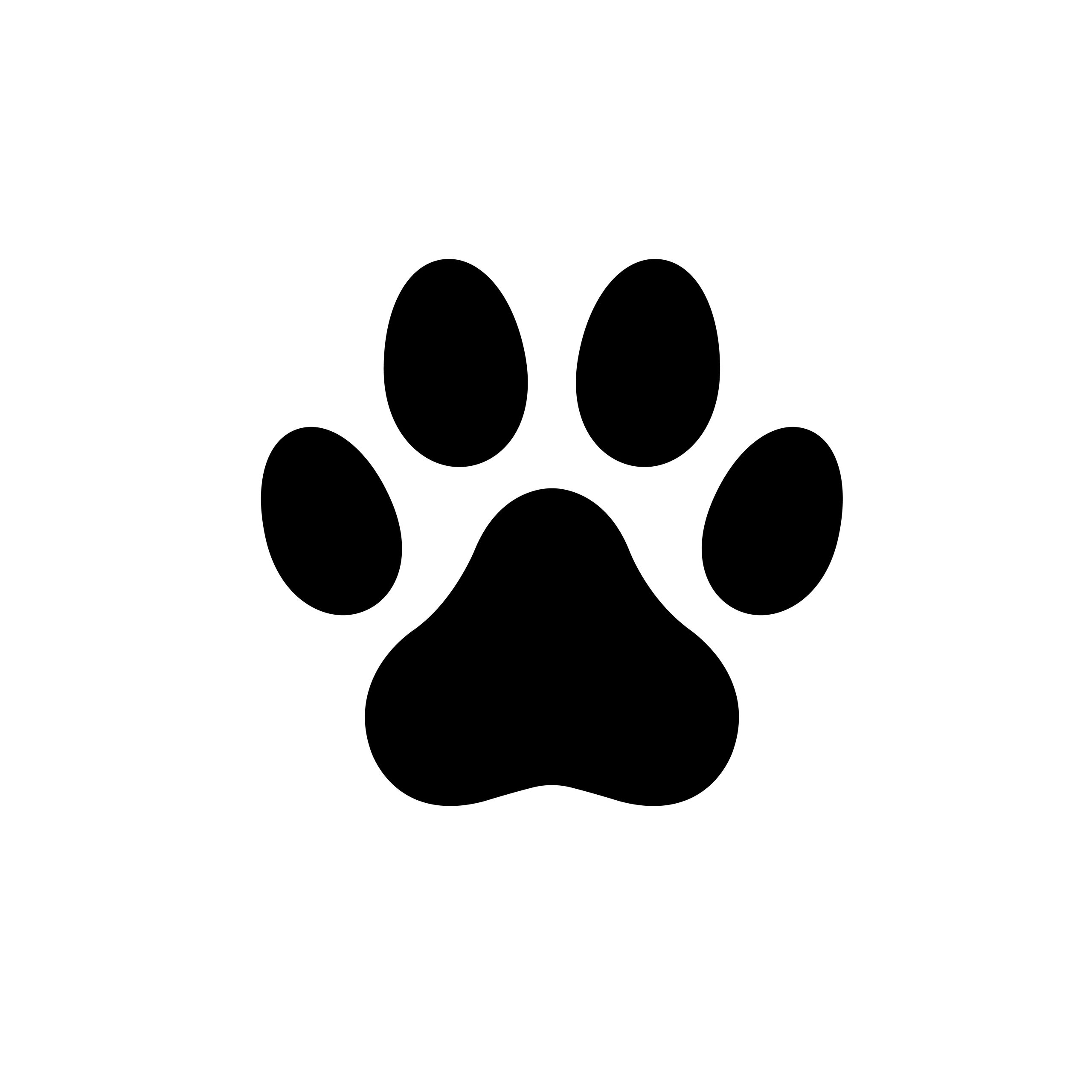 Dog paw icon